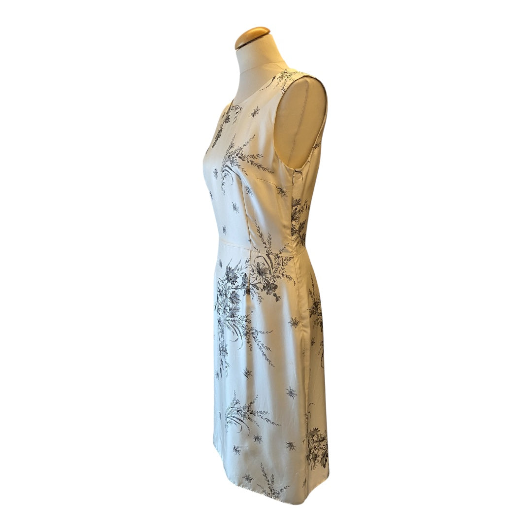 PRADA Silk Floral Dress Size It 44