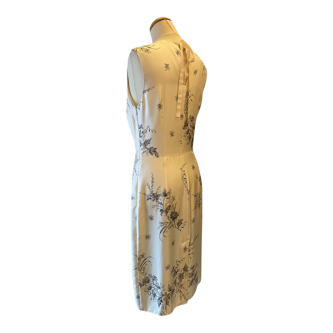 PRADA Silk Floral Dress Size It 44