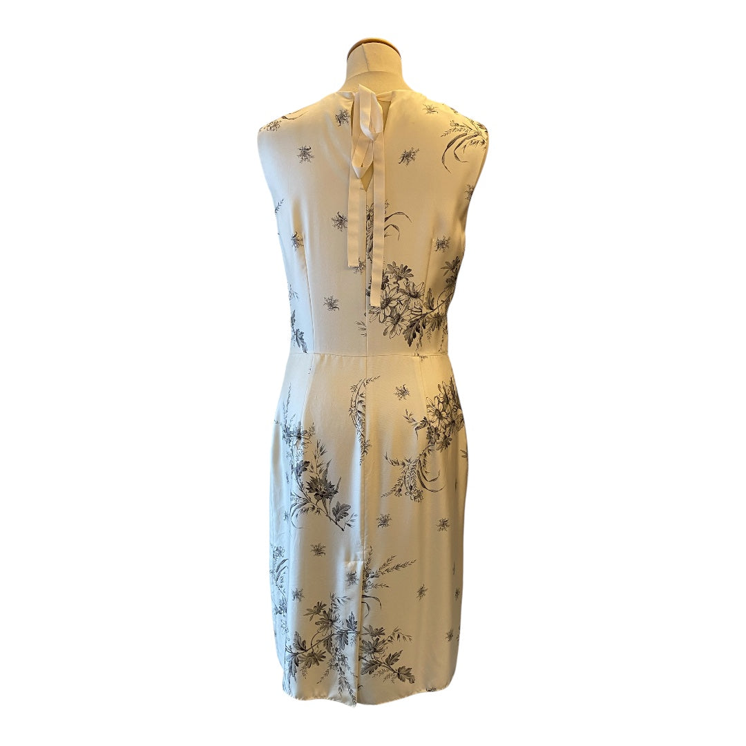PRADA Silk Floral Dress Size It 44
