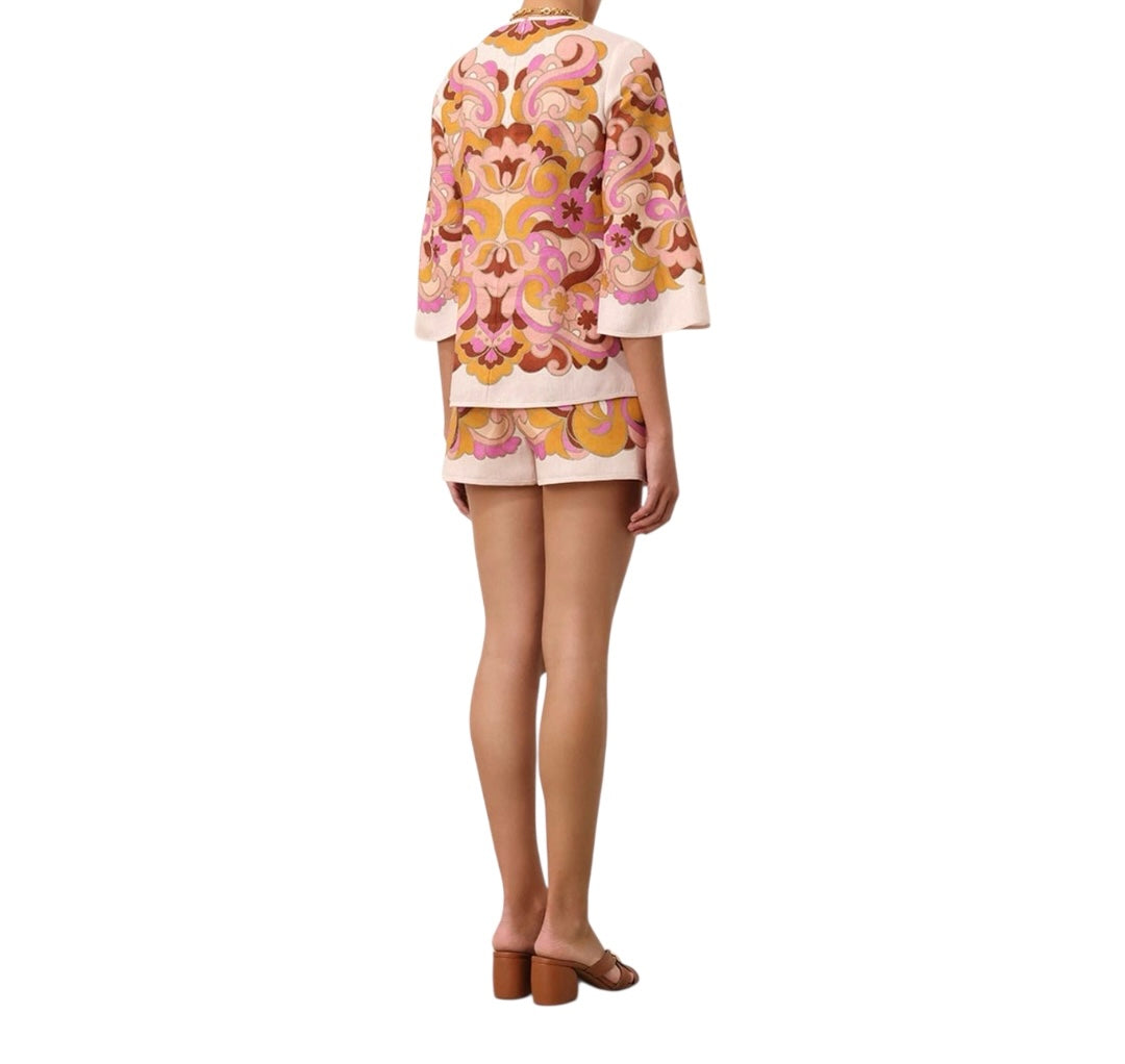 ZIMMERMANN Acadian Tunic Shorts Set Size 1