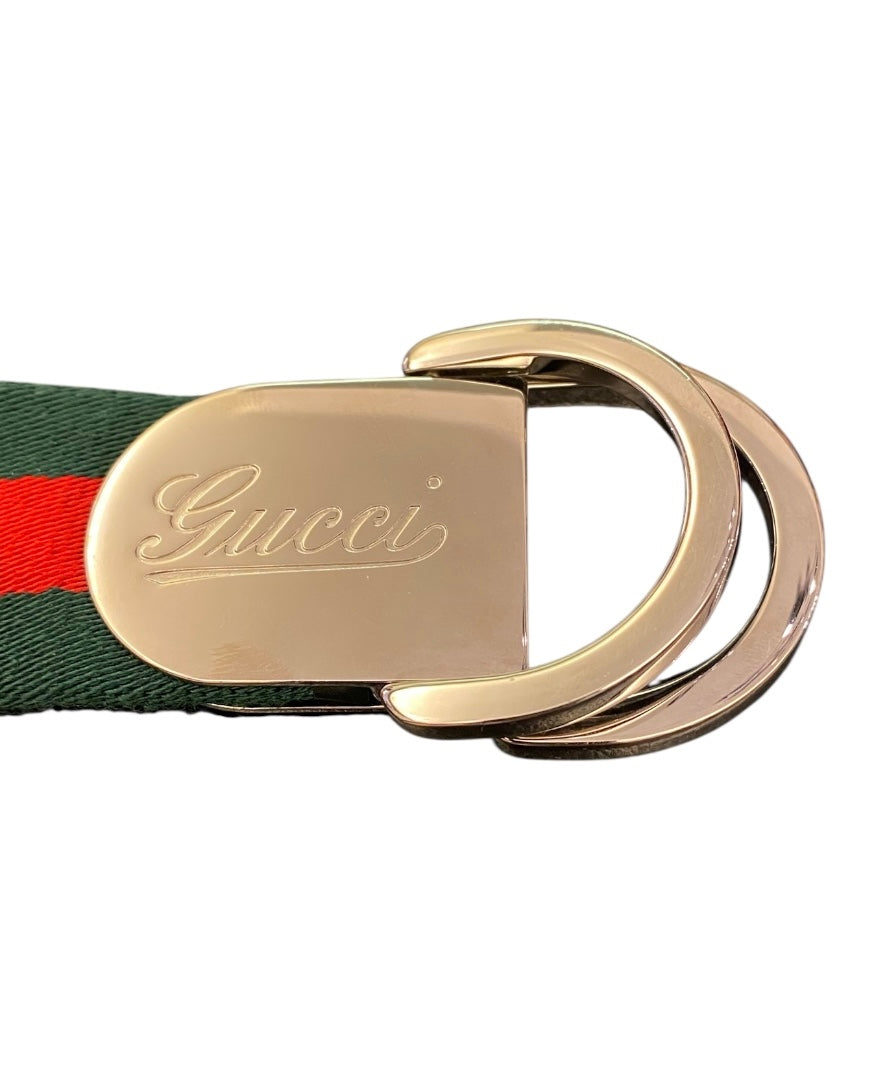 GUCCI Web Belt with Buckle Size 85