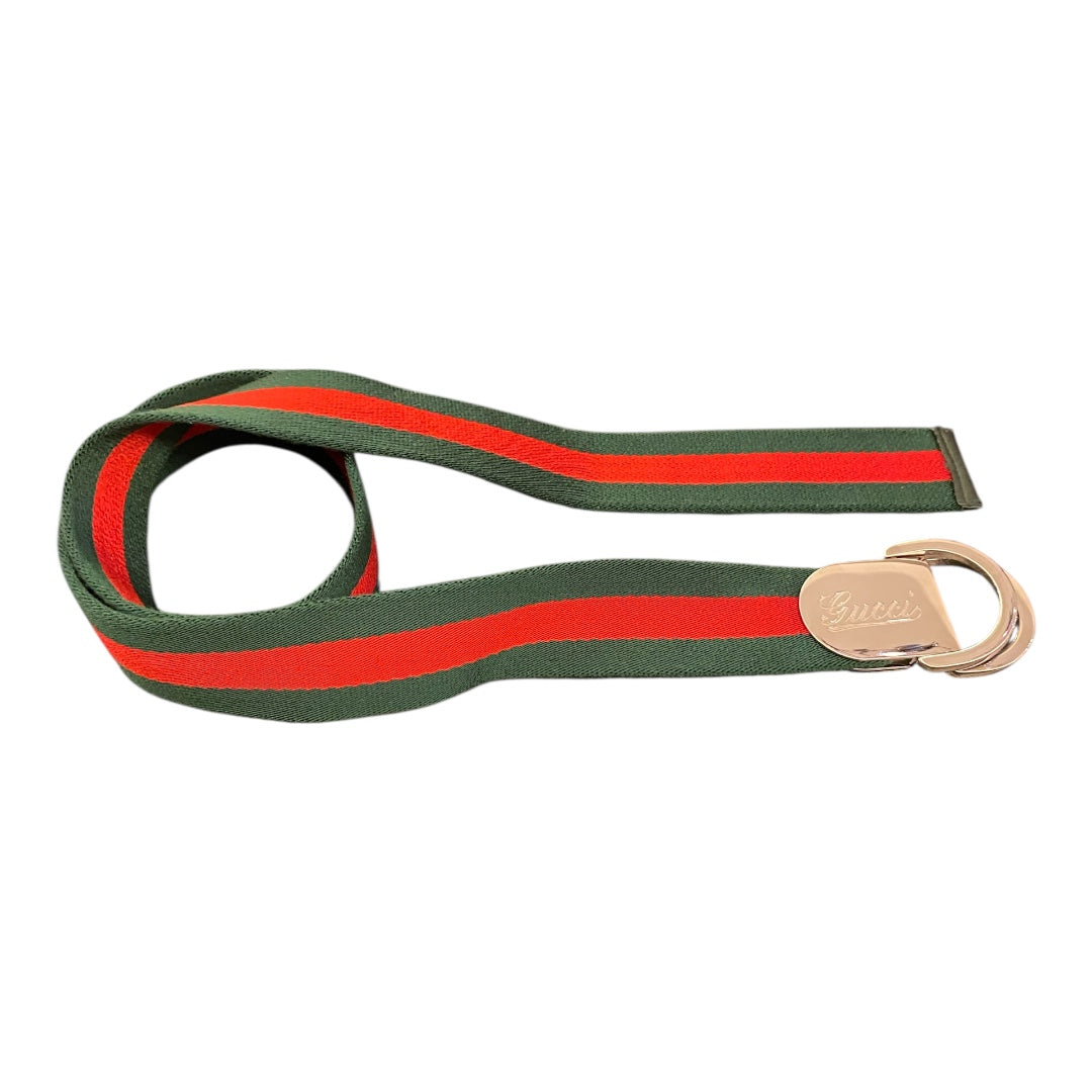 GUCCI Web Belt with Buckle Size 85