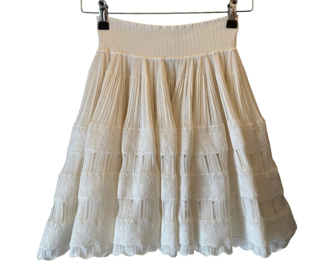 ALAÏA Knited Crinoline Mini Skirt Size 36
