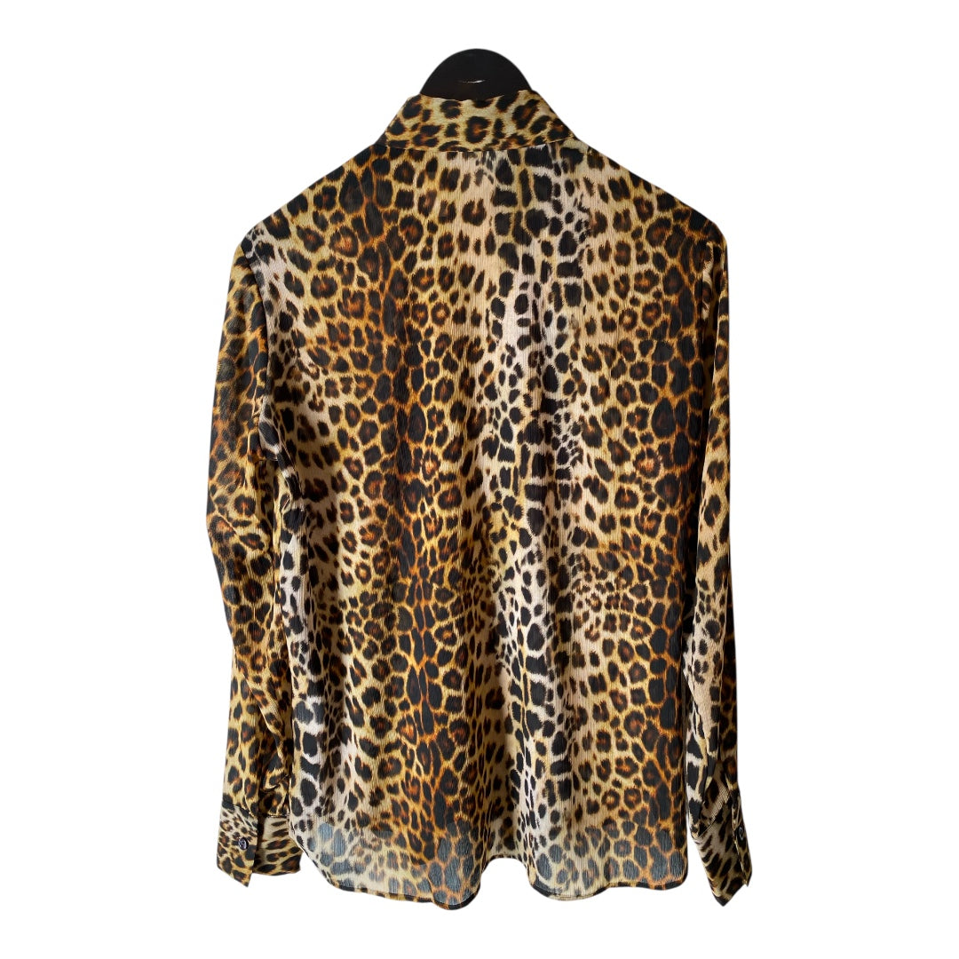 ALEX RIVIÈRE STUDIO Leopard-Print Shirt Size 36