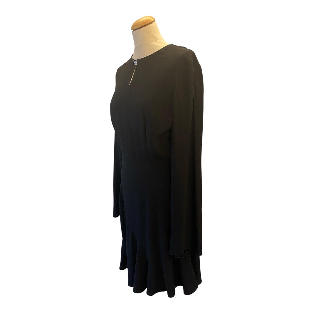 GIVENCHY Embellished Cutout Crepe Dress Size IT 40