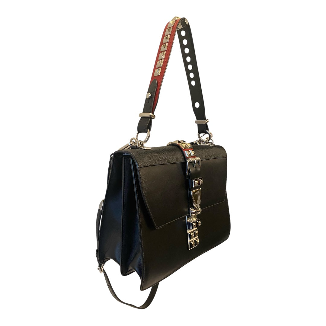 PRADA Elektra Leather Shoulder Bag