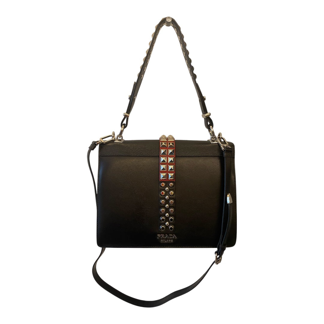 PRADA Elektra Leather Shoulder Bag