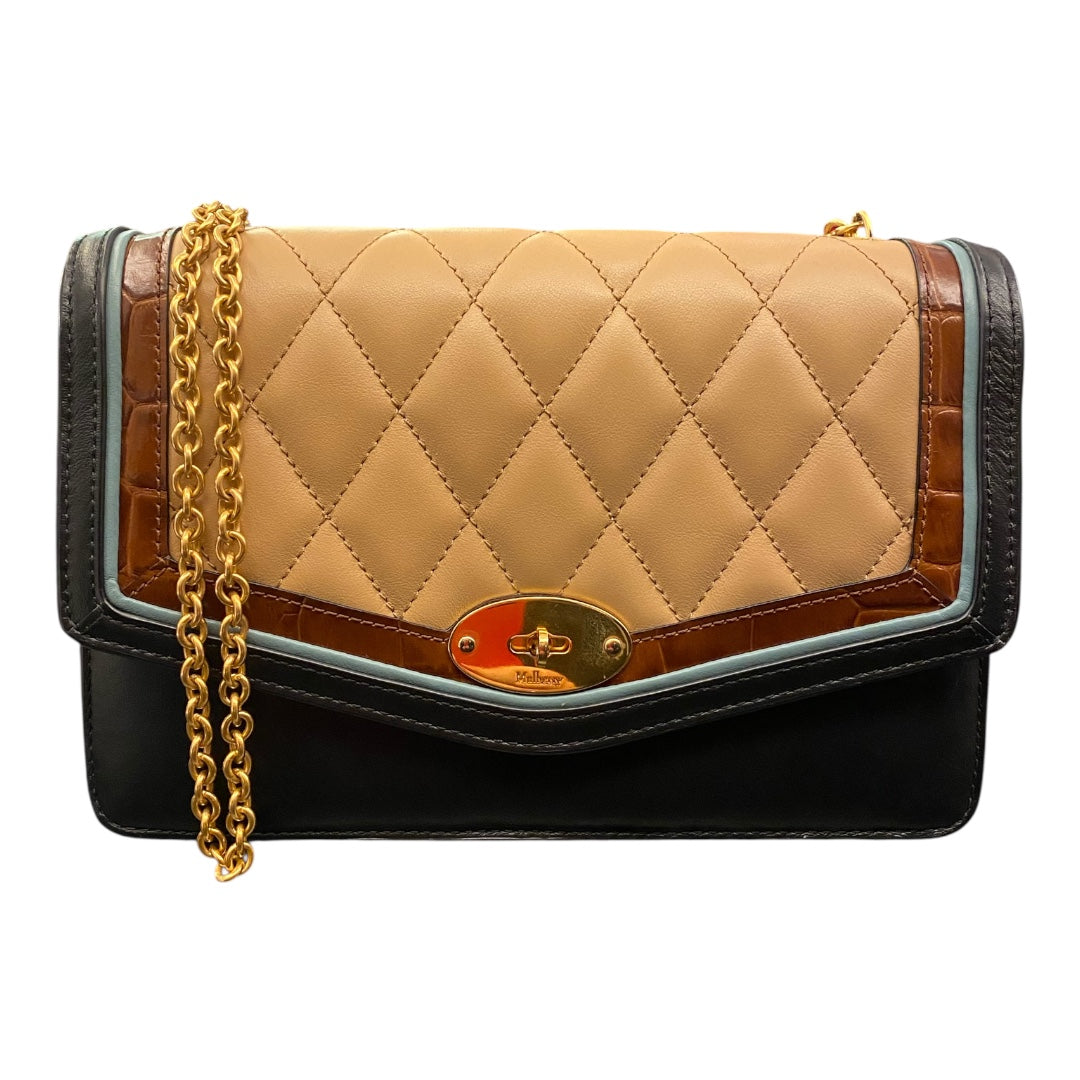 MULBERRY Silky Calf & Croc Print Darley Bag