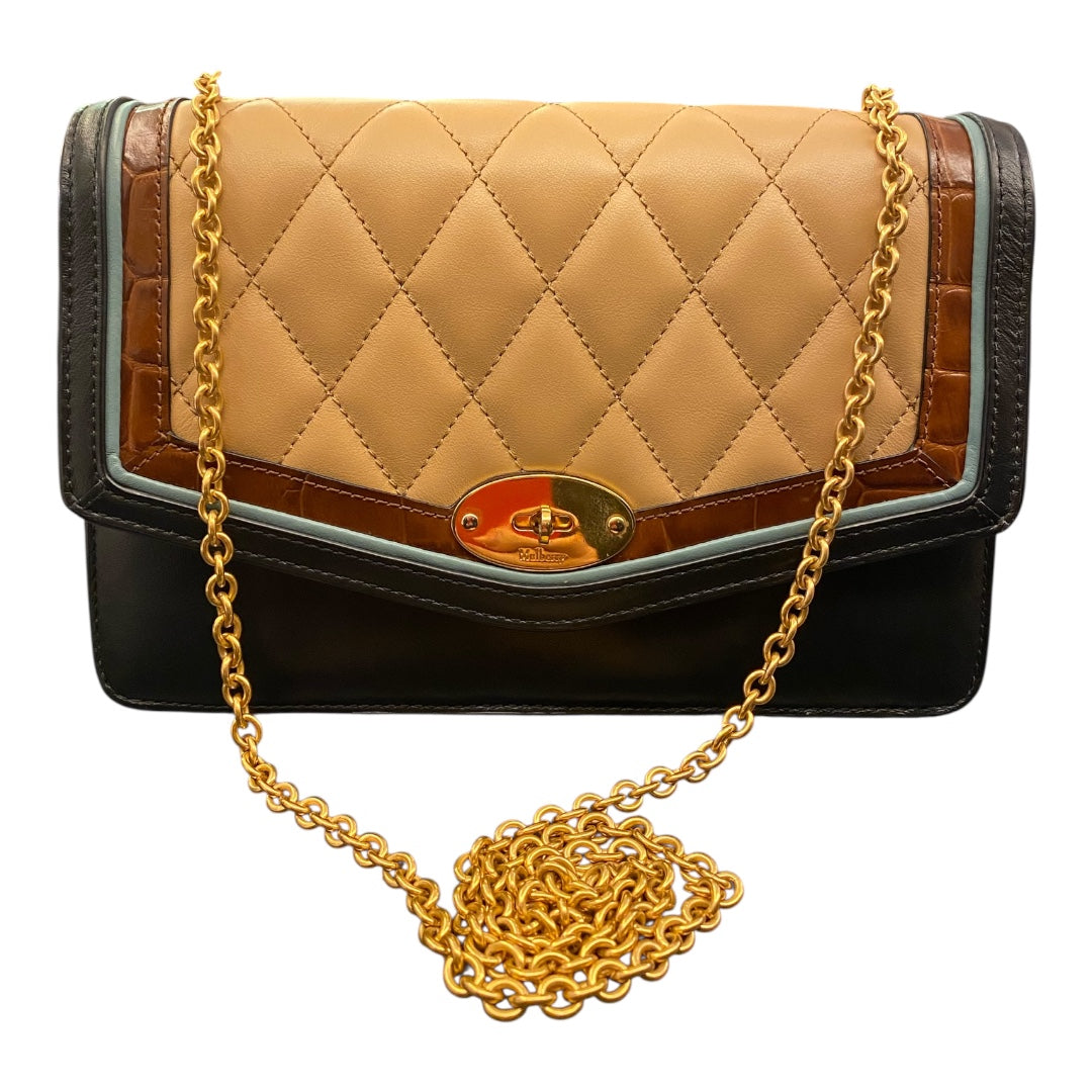 MULBERRY Silky Calf & Croc Print Darley Bag