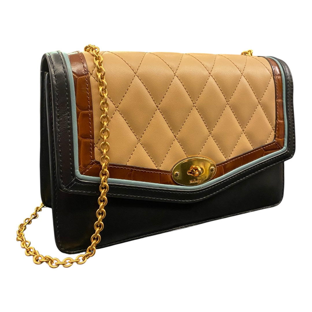 MULBERRY Silky Calf & Croc Print Darley Bag