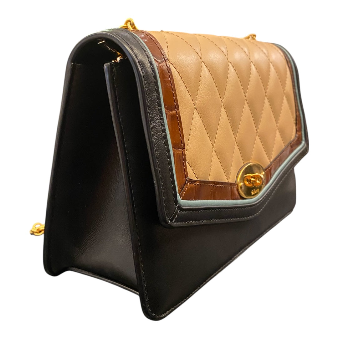 MULBERRY Silky Calf & Croc Print Darley Bag