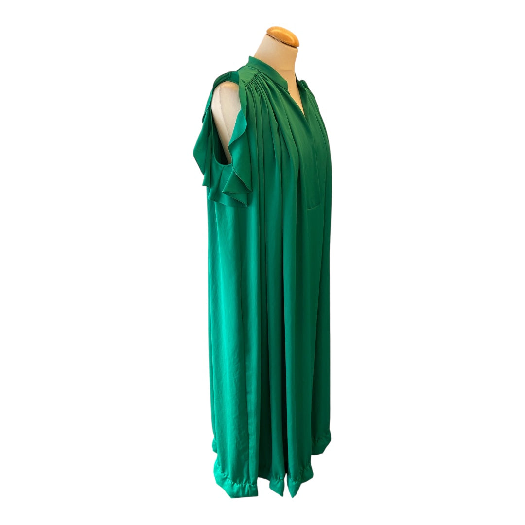 CHLOE Emerald Green Maxi Dress Size Fr 40