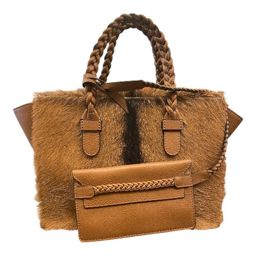 VALENTINO GARAVANI Deer Fur Tote Bag