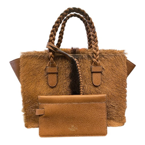 VALENTINO GARAVANI Deer Fur Tote Bag