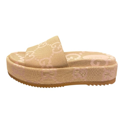 GUCCI GG Platform Slide Sandal Size 39