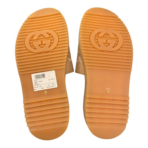 GUCCI GG Platform Slide Sandal Size 39