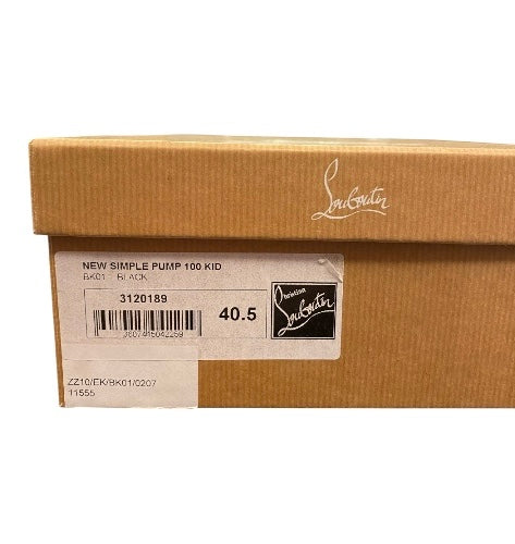 CHRISTIAN LOUBOUTIN New Simple 100 Kid Pumps Size 40,5