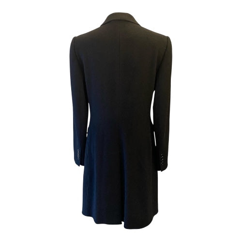 DOLCE & GABBANA Single-Breasted Wool Coat Size It 44