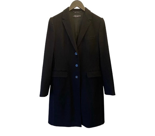 DOLCE & GABBANA Single-Breasted Wool Coat Size It 44