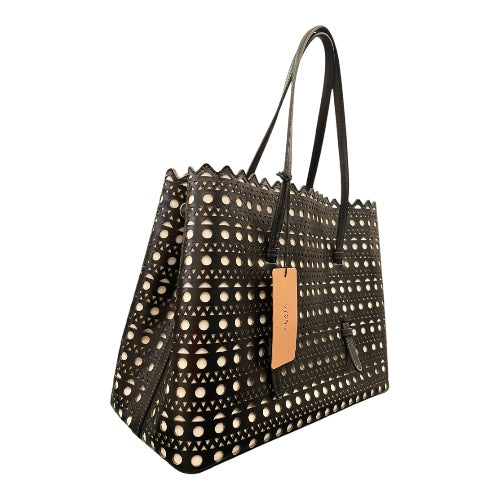 ALAÏA Mina 32 Tote Bag Black