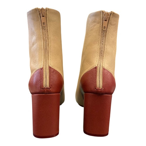 CÉLINE by Phoebe Philo Leather Color Block Boots Size 39,5