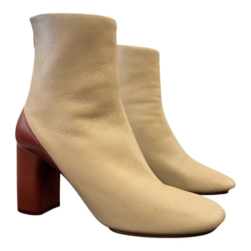 CÉLINE by Phoebe Philo Leather Color Block Boots Size 39,5