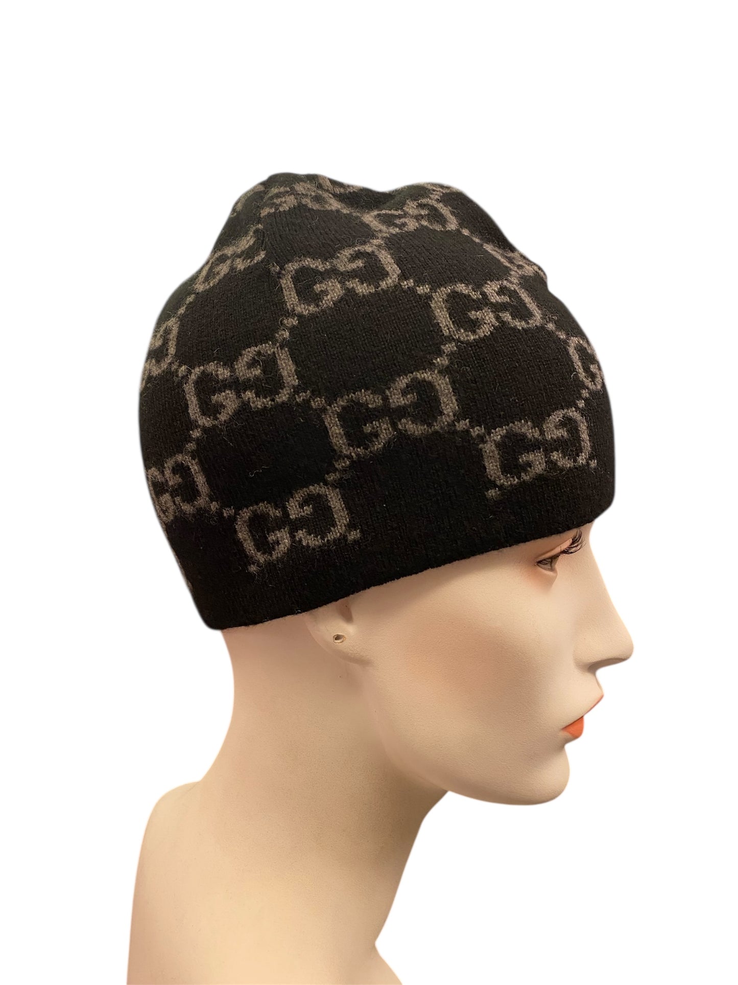 GUCCI GG Logo Cashmere Beanie
