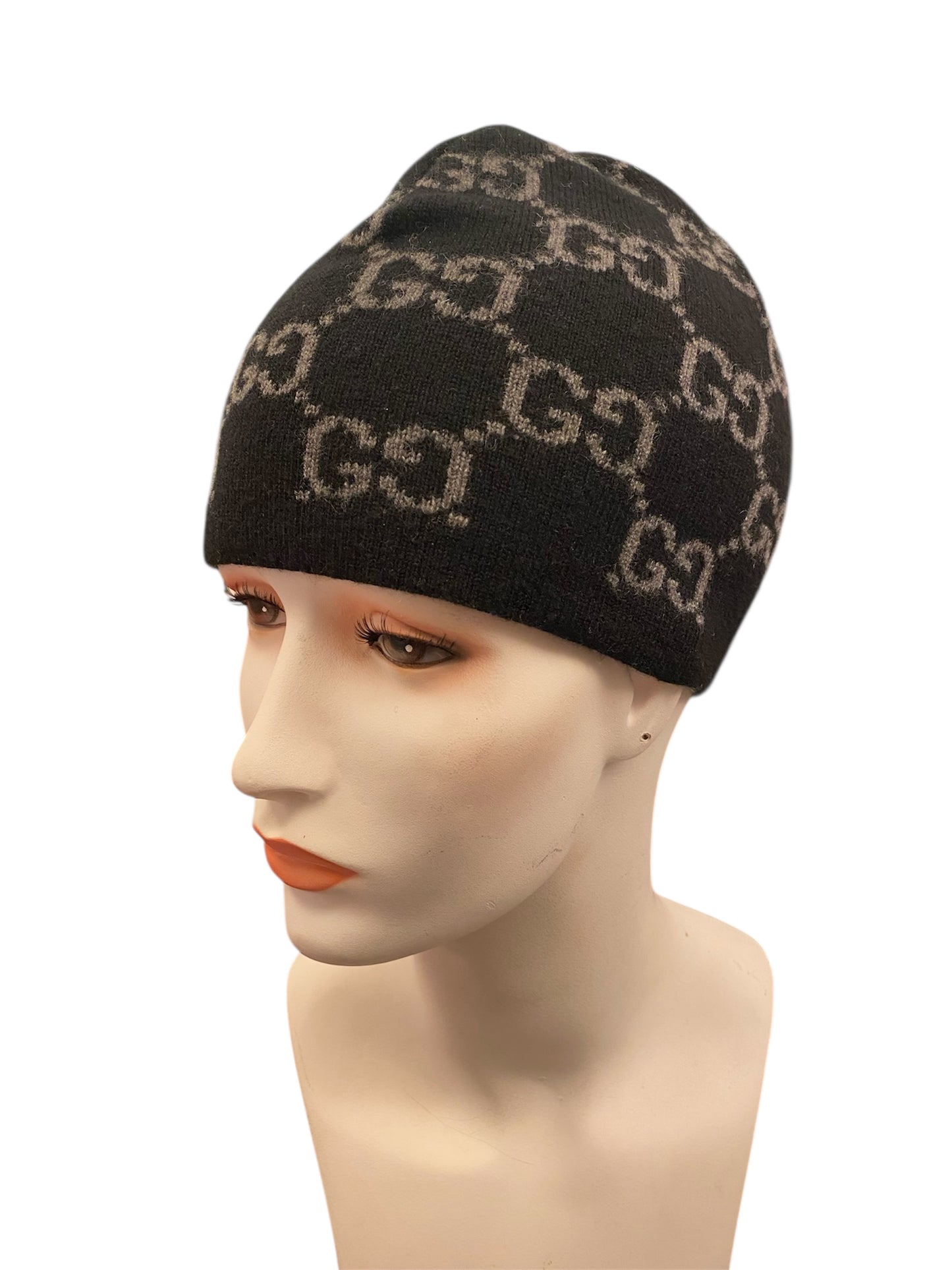 GUCCI GG Logo Cashmere Beanie