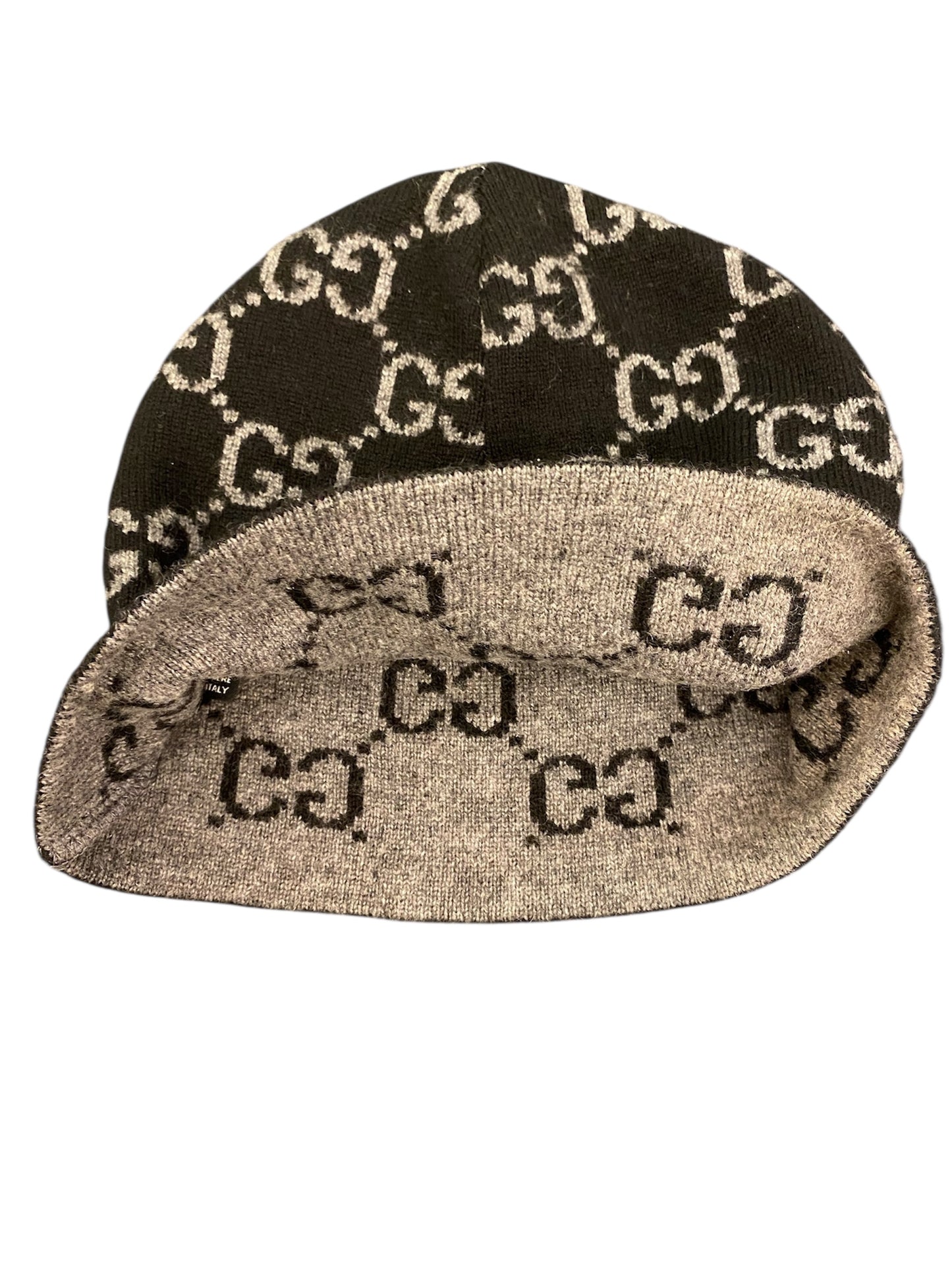 GUCCI GG Logo Cashmere Beanie