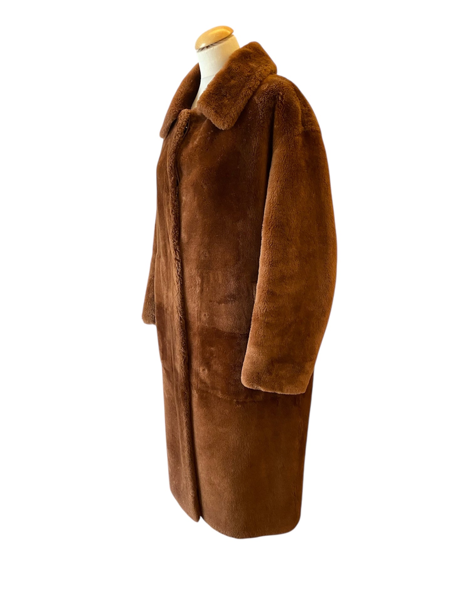YVES SALOMON Agneau Real Lamb Coat Size 36