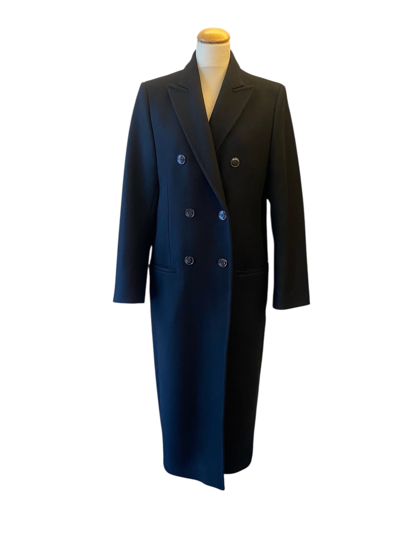 TOTÊME Double-Breasted Tailored Wool Coat Size 34