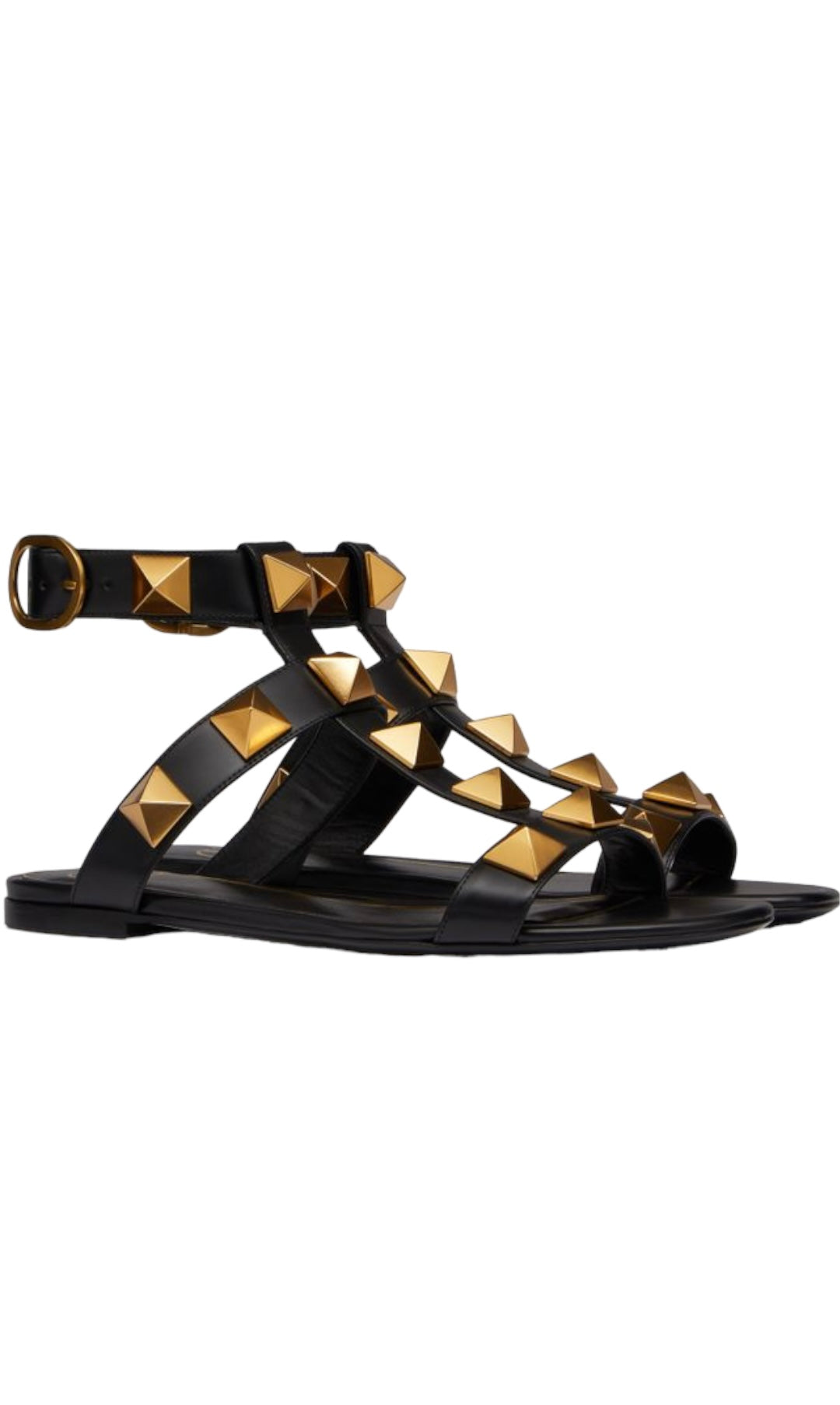 VALENTINO GARAVANI Stud Leather Sandals Size 39.5