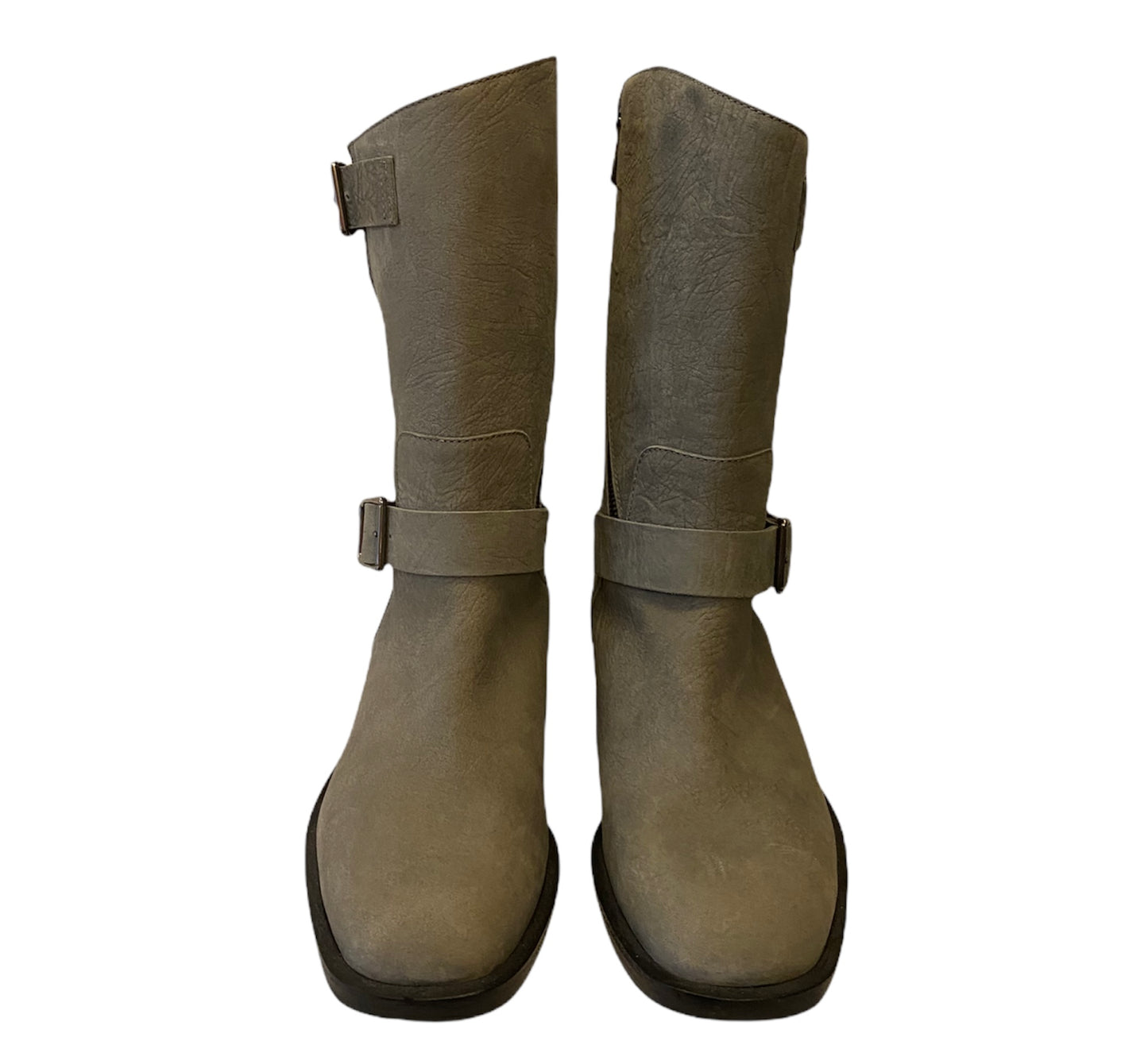 CHANEL Leather Boots Size 40,5