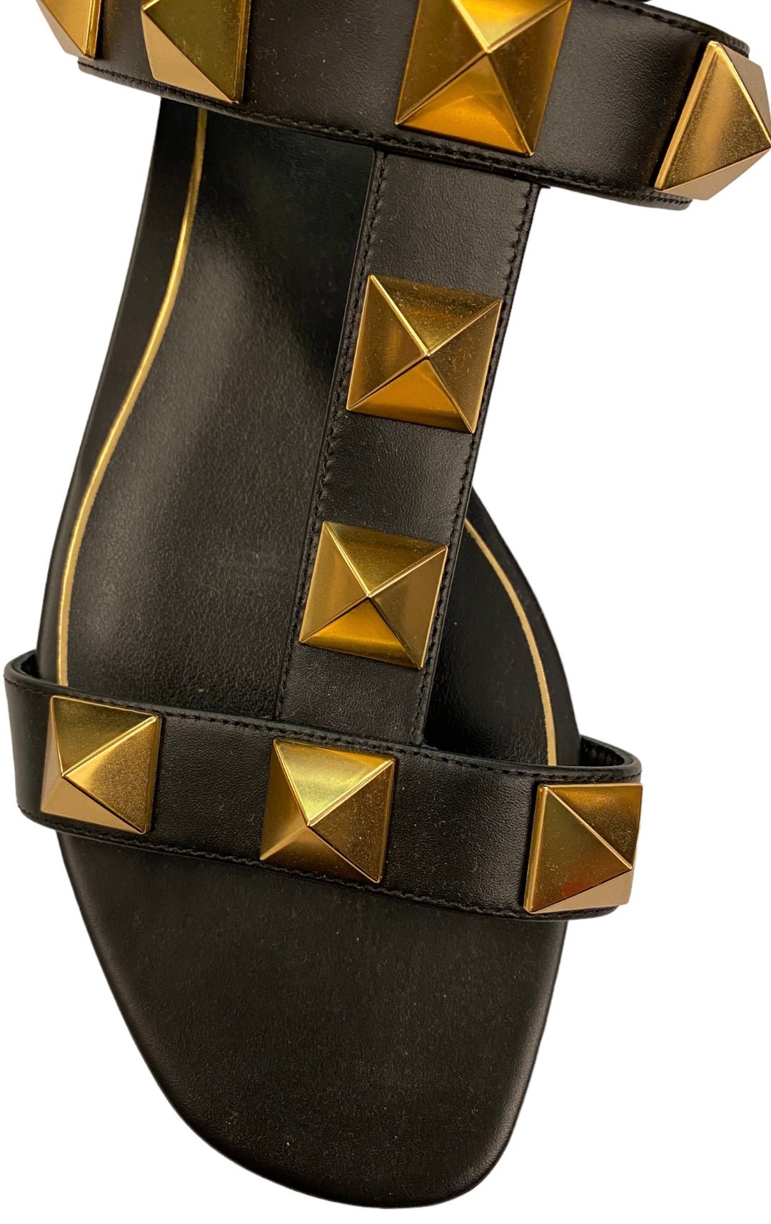 VALENTINO GARAVANI Stud Leather Sandals Size 39.5