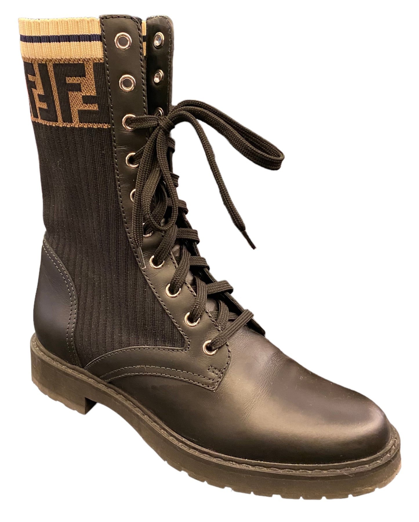 FENDI Leather Boots Size 39
