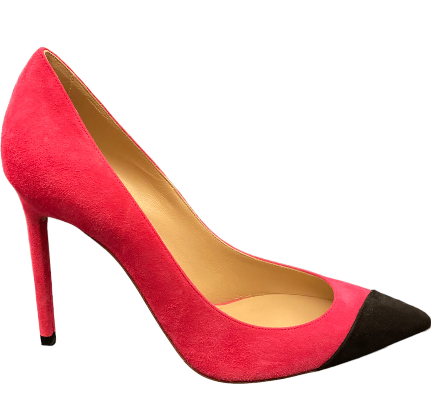 SAINT LAURENT Suede Pink Pumps Size 39,5