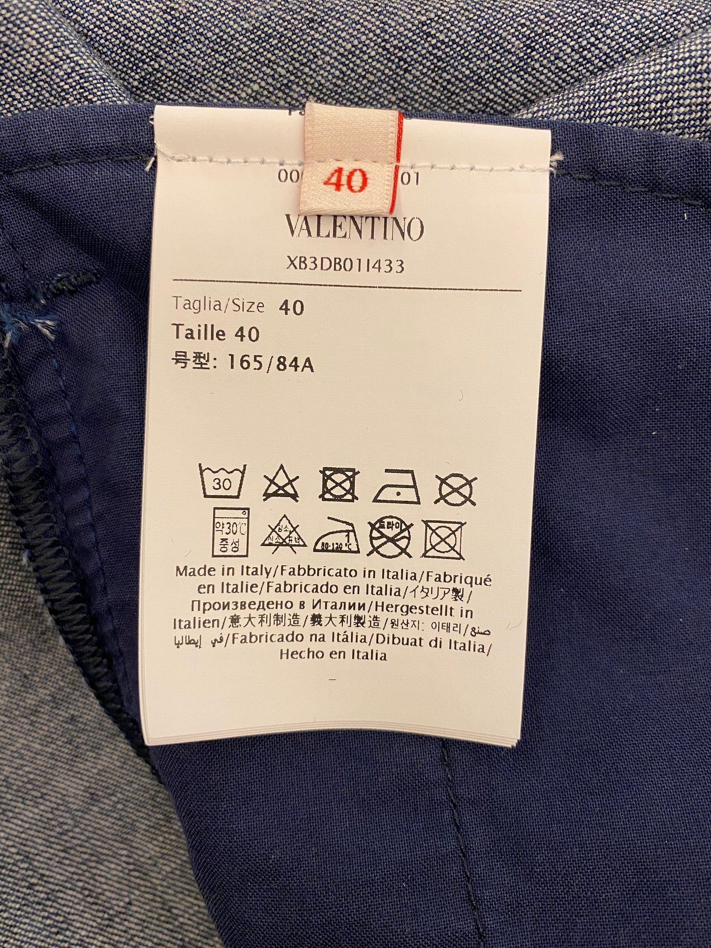 VALENTINO Denim Dress 36