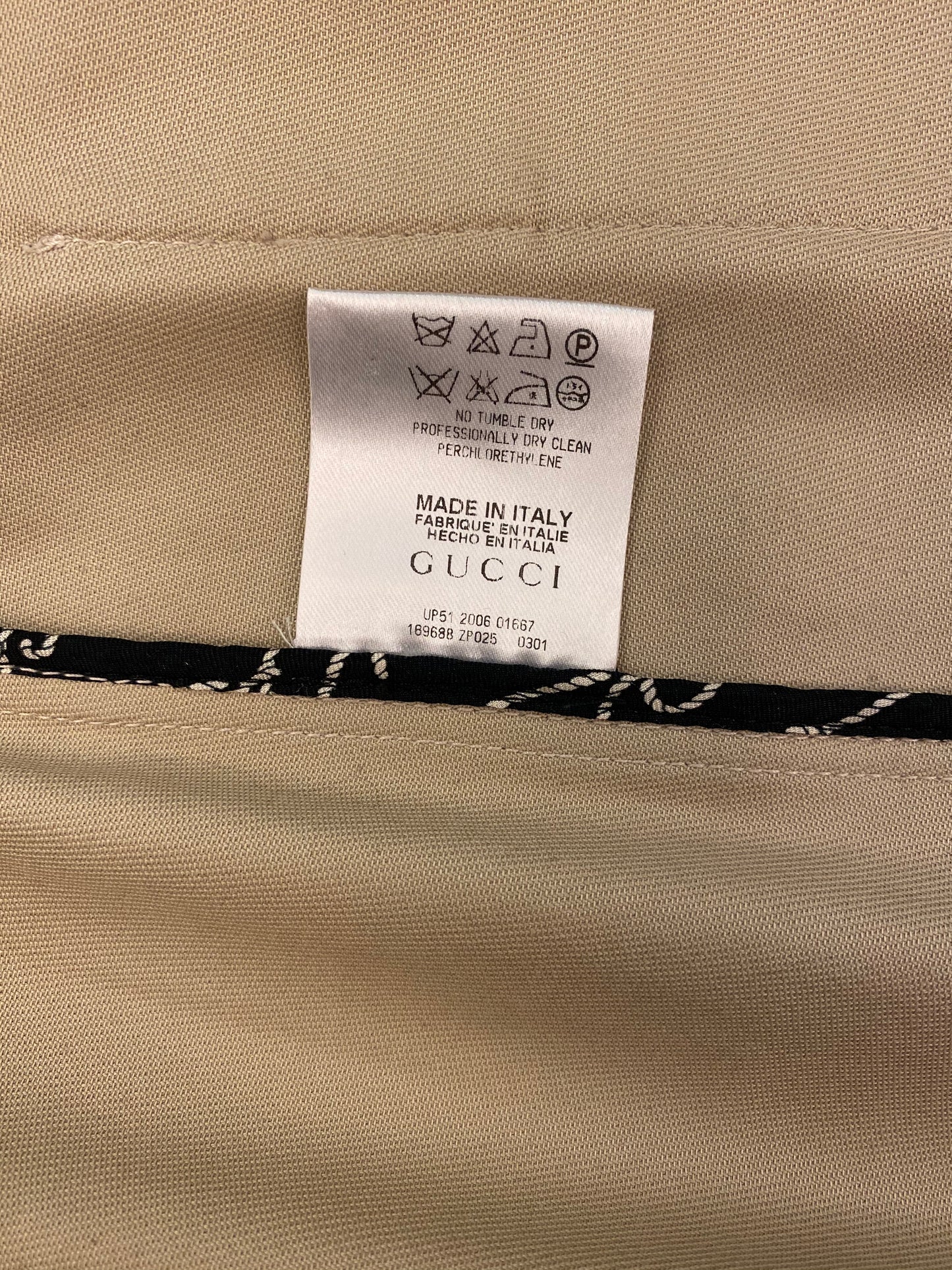 GUCCI Cotton Skirt Size It 42 Eu 38