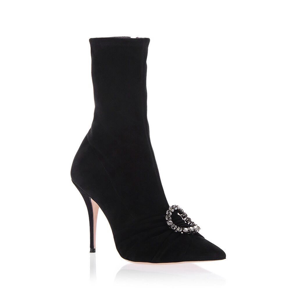 OSCAR TIYE Suede Boots Size 39