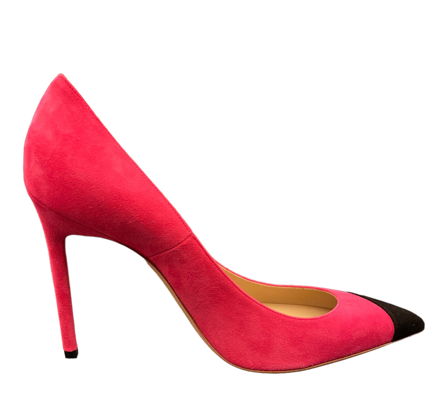SAINT LAURENT Suede Pink Pumps Size 39,5