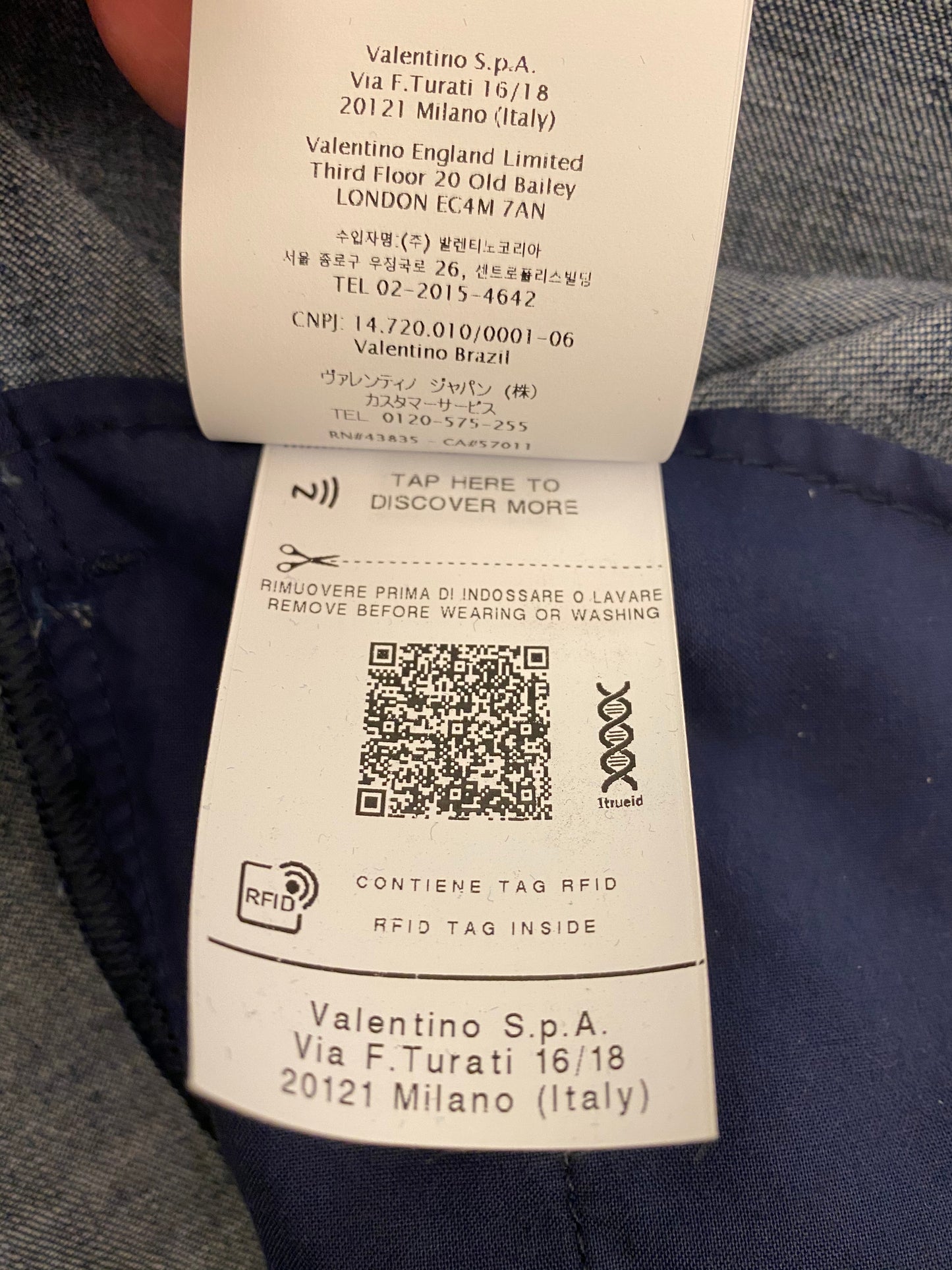 VALENTINO Denim Dress 36