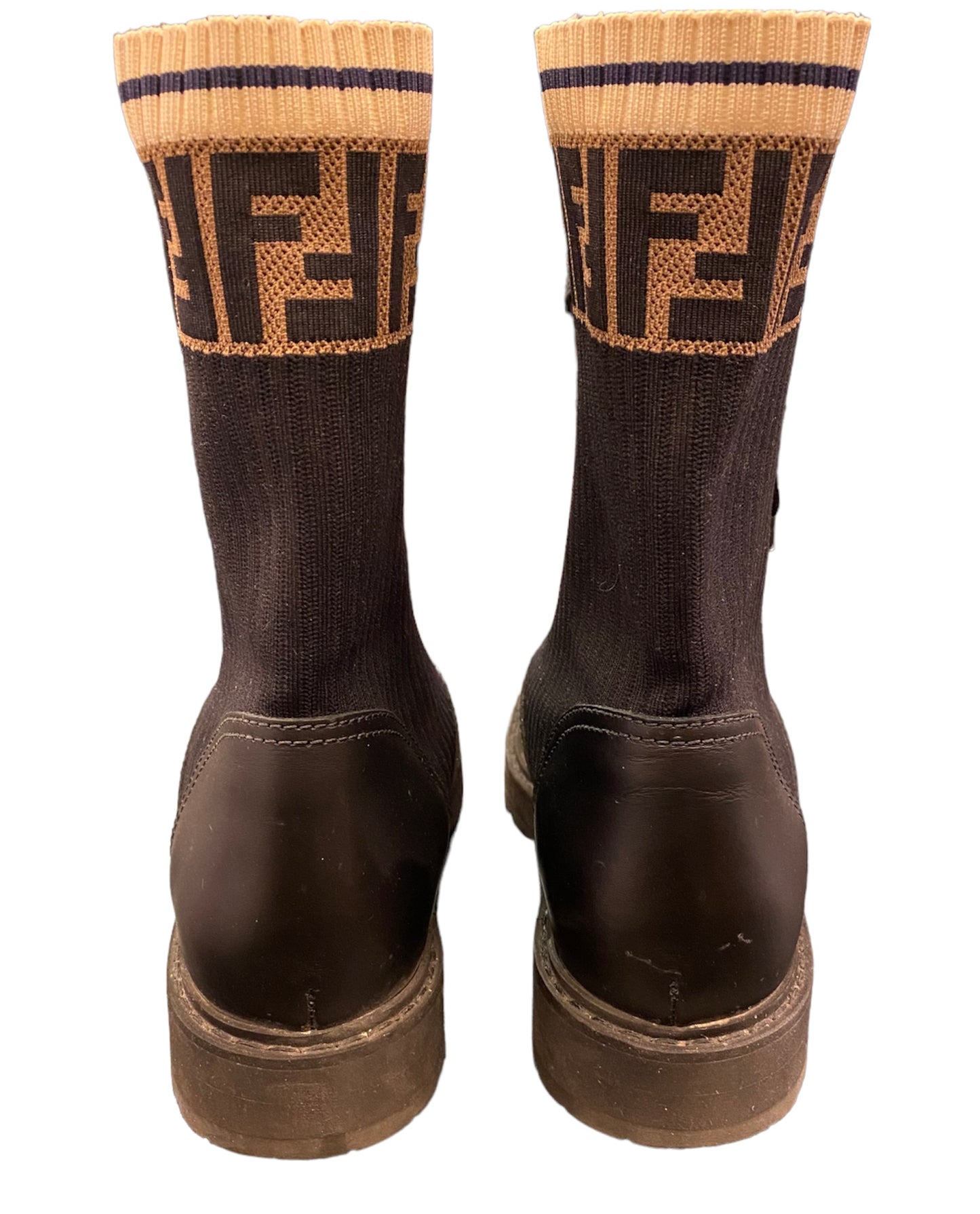 FENDI Leather Boots Size 39