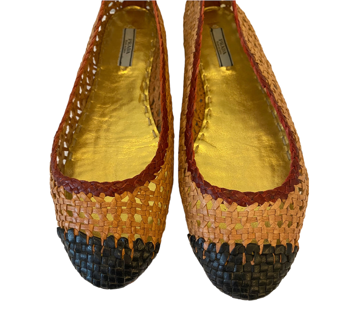 PRADA Ballerina Flats Size 38