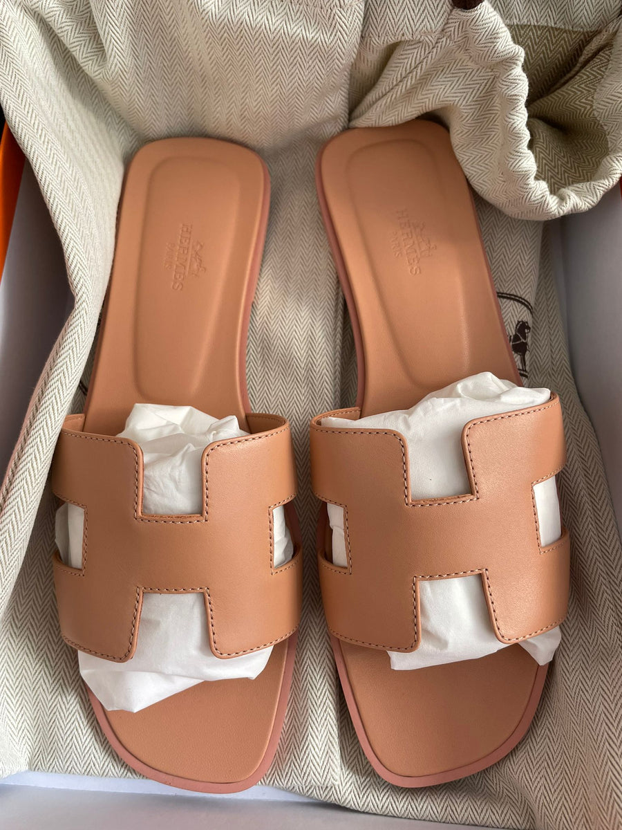 HERMES Oran Sandals Size 39 Boutique Finest