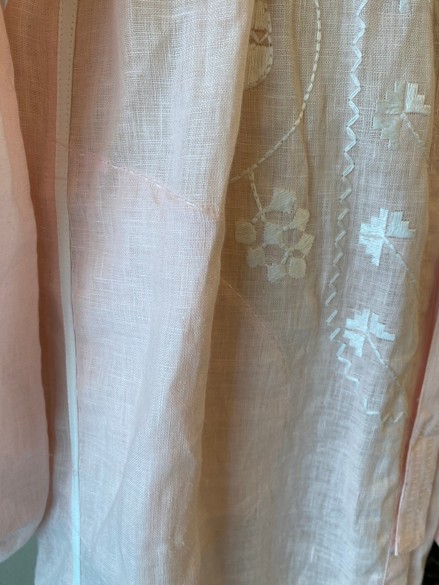 VITA KIN Pink Linen Dress Size S