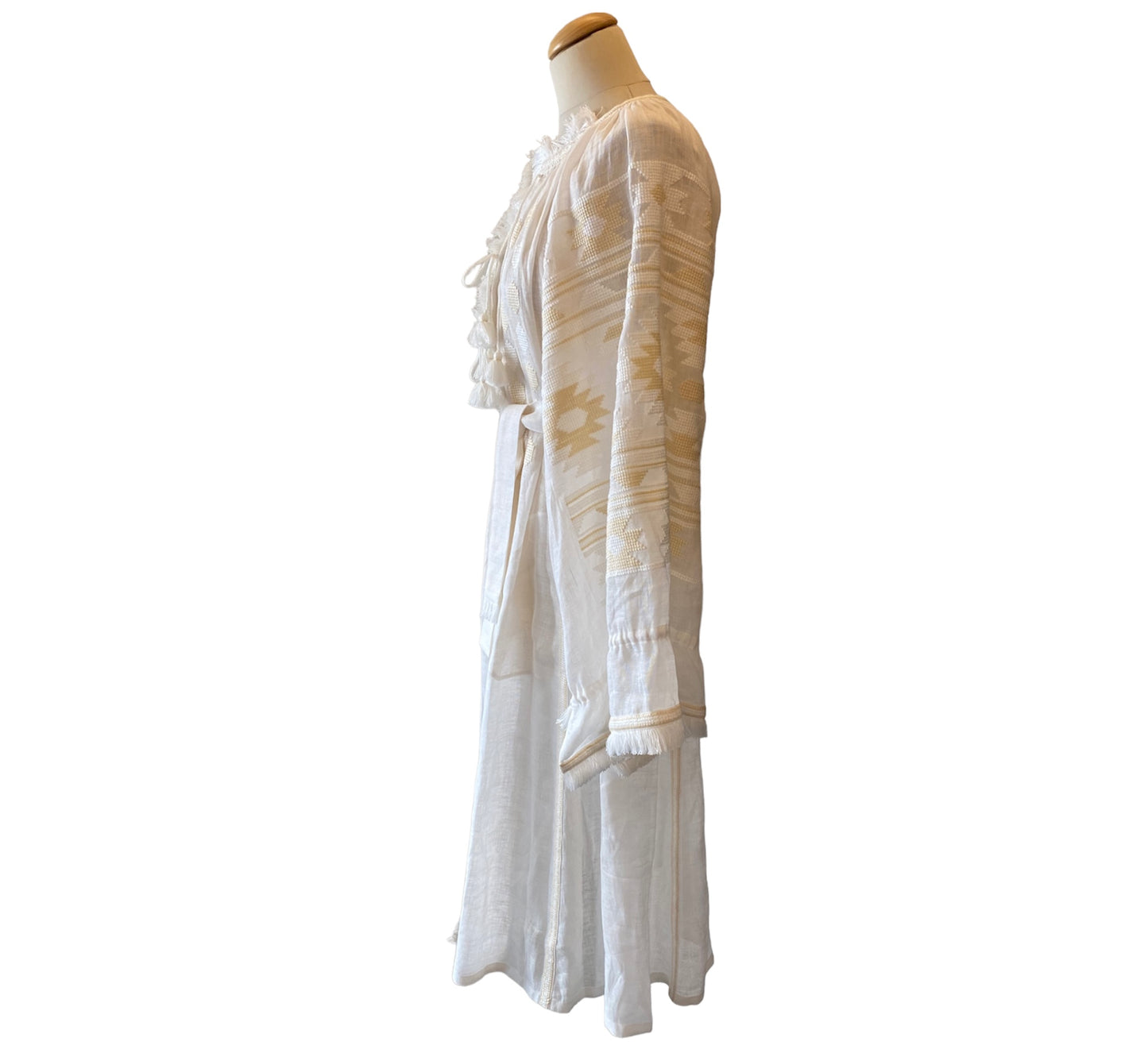 VITA KIN White Linen Dress Size XS