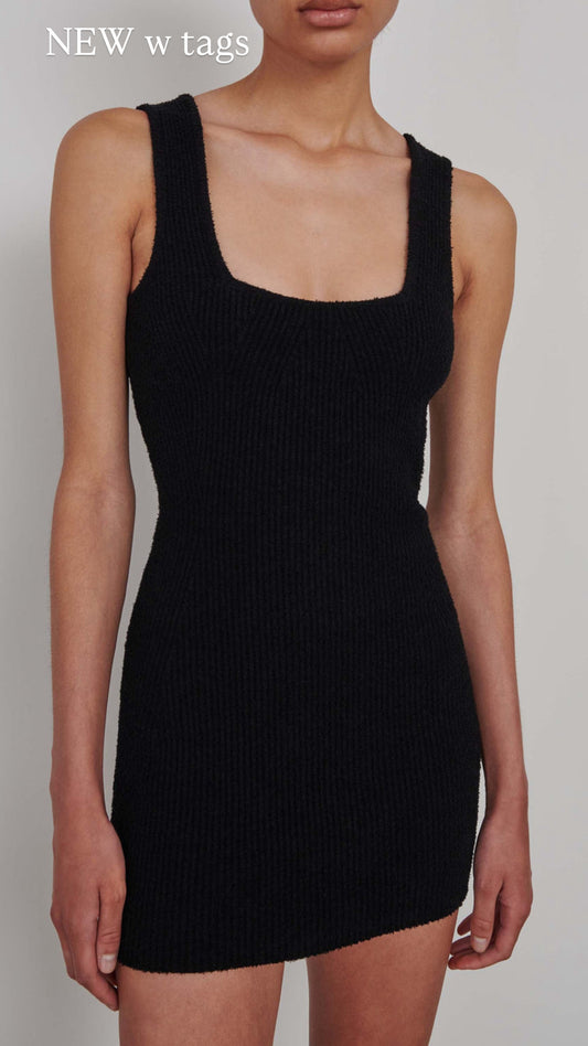 WARDROBE.NYC Knit Mini Black Dress Size M
