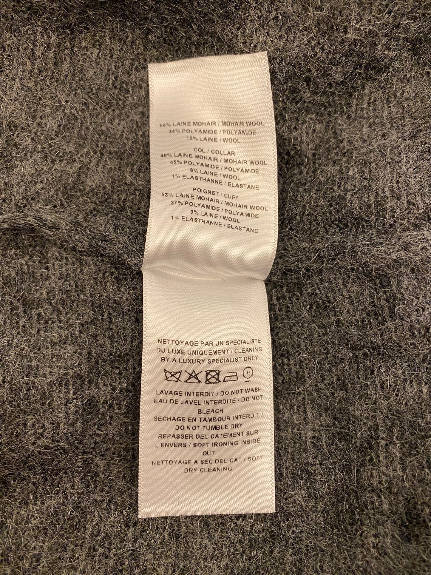 ALAÏA Ruffled Mohair-Blend Sweater Size 38