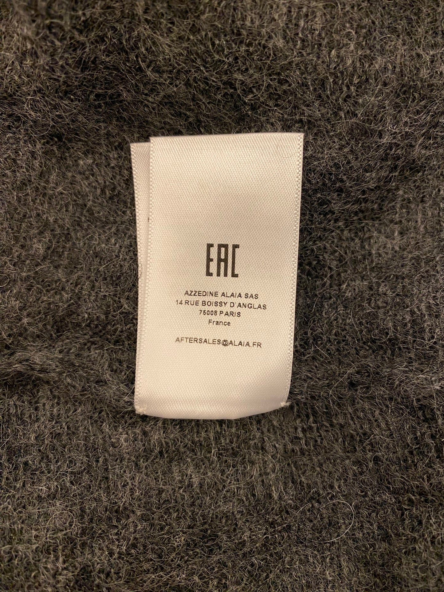 ALAÏA Ruffled Mohair-Blend Sweater Size 38