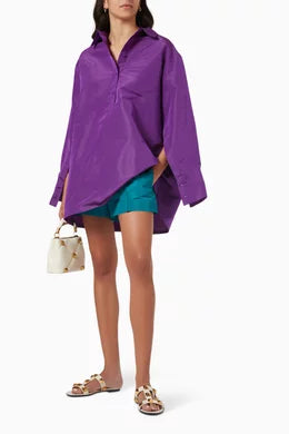 VALENTINO Couture Oversized Silk Blouse/ Dress Size IT 38